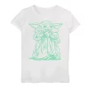 Girls 3-16 Star Wars The Mandalorian The Child AKA Baby Yoda Line Art Portrait Tee -Kohl's Shop 5216607
