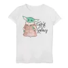 Girls 3-16 Star Wars The Mandalorian The Child AKA Baby Yoda "Cutest In The Galaxy" Watercolor Tee -Kohl's Shop 5216864