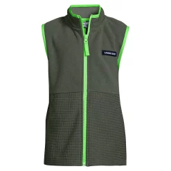 Boys 8-20 Lands' End Grid Fleece Vest -Kohl's Shop 5217223 Beetle