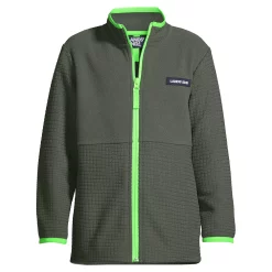 Boys 8-20 Lands' End Grid Fleece Jacket -Kohl's Shop 5217224 Beetle
