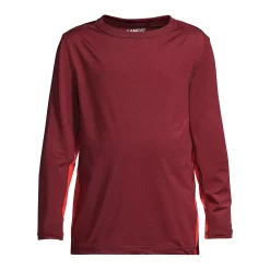 Boys 8-20 Lands' End Athletic Tee in Regular & Husky -Kohl's Shop 5217683 Cranberry Colorblock