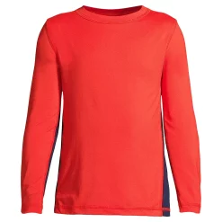 Boys 8-20 Lands' End Athletic Tee in Regular & Husky -Kohl's Shop 5217683 Crimson Orange