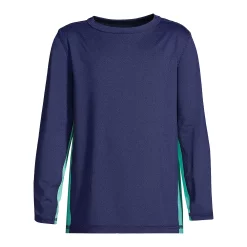 Boys 8-20 Lands' End Athletic Tee in Regular & Husky -Kohl's Shop 5217683 Navy Mint Colorblock