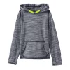Kids 8-20 Lands' End Athletic Lightweight Hoodie in Regular & Plus-Husky -Kohl's Shop 5217685 Black Gray Space Dye