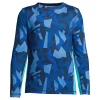 Boys 8-20 Lands' End Athletic Pattern Tee in Regular & Husky -Kohl's Shop 5217687 Navy Geo Camo