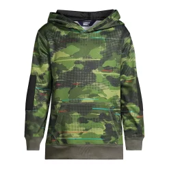 Boys 8-20 Lands' End Active Tech Hoodie in Regular & Husky -Kohl's Shop 5217688 Deepest Olive Camo