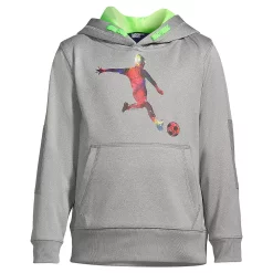 Boys 8-20 Lands' End Active Tech Hoodie in Regular & Husky -Kohl's Shop 5217688 Gray Soccer Player