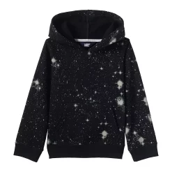 Boys 8-20 Lands' End Fleece Hoodie 11 Boys 8-20 Lands' End Fleece Hoodie -Kohl's Shop 5217689 Black Galaxy Print
