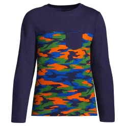Boys 8-20 & Husky Lands' End Camo Slub Tee