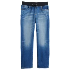 Boys 4-12 Jumping Beans® Straight Knit Jeans in Slim & Husky -Kohl's Shop 5218147 Med Khaki