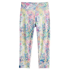 Girls 7-16 Tek Gear® Performance 7/8 Leggings in Regular & Plus -Kohl's Shop 5221479 Teal Paint Pour