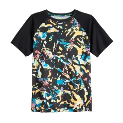Boys 8-20 Tek Gear® Dry Tek Tee in Regular & Husky -Kohl's Shop 5236234 Black Neon
