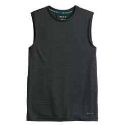 Boys 8-20 Tek Gear® Dry Tek Muscle Tank in Regular & Husky -Kohl's Shop 5236521 Ash Black