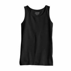 Girls 4-12 Jumping Beans® Essential Ribbed Tank Top -Kohl's Shop 5237540 Black