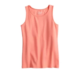 Girls 4-12 Jumping Beans® Essential Ribbed Tank Top -Kohl's Shop 5237540 Coral