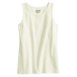 Girls 4-12 Jumping Beans® Essential Ribbed Tank Top -Kohl's Shop 5237540 Ivory