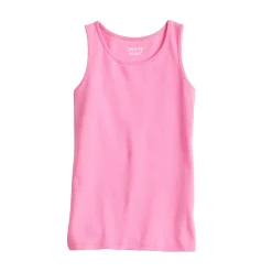 Girls 4-12 Jumping Beans® Essential Ribbed Tank Top -Kohl's Shop 5237540 Pink