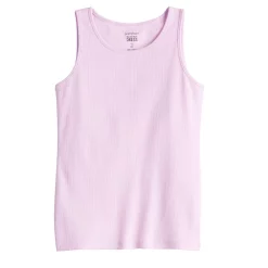 Girls 4-12 Jumping Beans® Essential Ribbed Tank Top -Kohl's Shop 5237540 Purple