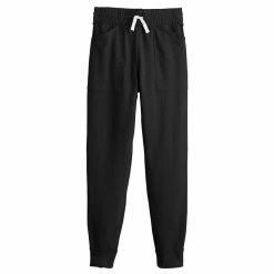 Girls 7-20 SO® Adaptive Sensory Fleece Jogger Pants in Regular & Plus -Kohl's Shop 5254660 Black