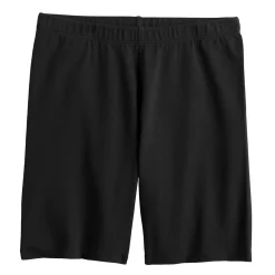 Girls 7-20 SO® Core Bike Shorts in Regular & Plus -Kohl's Shop 5273782 Black