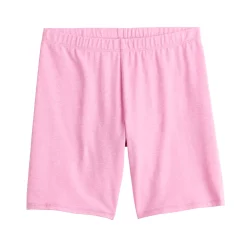 Girls 7-20 SO® Core Bike Shorts in Regular & Plus -Kohl's Shop 5273782 Pink