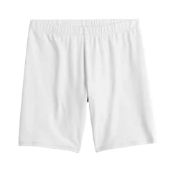 Girls 7-20 SO® Core Bike Shorts in Regular & Plus -Kohl's Shop 5273782 White