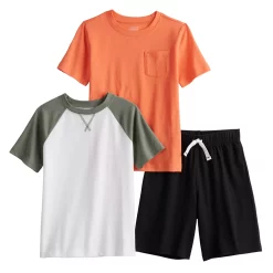 Toddler Boy Jumping Beans® Essential Tees & Shorts 3-Pack Set 5 Toddler Boy Jumping Beans® Essential Tees & Shorts 3-Pack Set -Kohl's Shop 5304016 Orange Olive Black