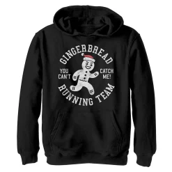 Boys 8-20 Gingerbread Running Team Stamp Hoodie -Kohl's Shop 5316730 Black