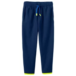 Kids 2-20 Lands' End Kids T100 Fleece Jogger Pants in Regular & Husky -Kohl's Shop 5344831 Deep Sea Navy