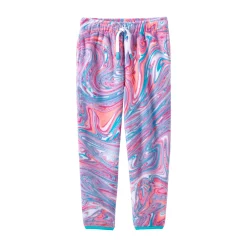 Kids 2-20 Lands' End Kids T100 Fleece Jogger Pants in Regular & Husky -Kohl's Shop 5344831 Multi Rainbow Swirl