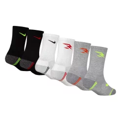 Boys Nike 3Brand by Russell Wilson 6-Pack Crew Socks -Kohl's Shop 5492261 ALT