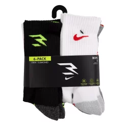 Boys Nike 3Brand by Russell Wilson 6-Pack Crew Socks -Kohl's Shop 5492261 ALT2