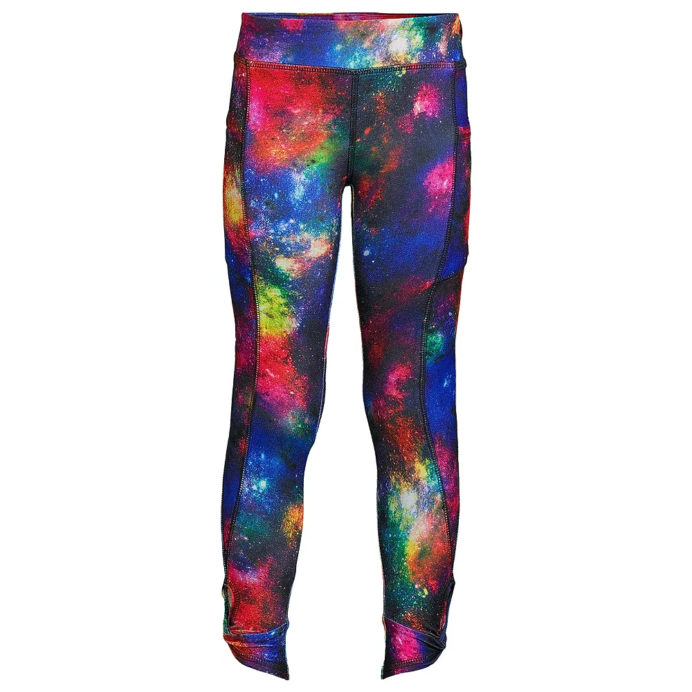 Girls 2-18 Lands' End Twist Hem Active Leggings 5 Girls 2-18 Lands' End Twist Hem Active Leggings - Image 3
