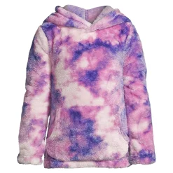 Girls 2-16 Lands' End Fuzzy Sweatshirt in Regular & Plus -Kohl's Shop 5497204 Violet Storm Tie Dye