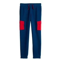 Kids 7-20 Tek Gear® Ultrasoft Fleece Cargo Joggers -Kohl's Shop 5533924 Blue Dye