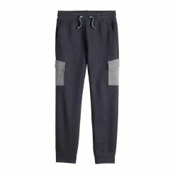 Kids 7-20 Tek Gear® Ultrasoft Fleece Cargo Joggers -Kohl's Shop 5533924 Dark Gray Heather