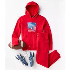 Kids 7-20 Tek Gear® Graphic Ultrasoft Fleece Hoodie in Regular & Husky -Kohl's Shop 5534351 ALT4