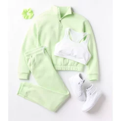 Girls 7-16 Tek Gear® Ultrasoft Fleece 1/4 Zip Pullover in Regular & Plus -Kohl's Shop 5541509 ALT4