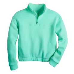 Girls 7-16 Tek Gear® Ultrasoft Fleece 1/4 Zip Pullover in Regular & Plus -Kohl's Shop 5541509 Aqua Stone