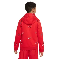 Boys 8-20 Nike Club All-Over Print Fleece Hoodie -Kohl's Shop 5546830 ALT
