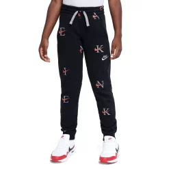 Boys 8-20 Nike Club Fleece Printed Joggers -Kohl's Shop 5546853 Black Orange Rush