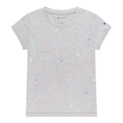 Girls 7-16 Champion® Tossed Logo Printed Tee -Kohl's Shop 5547525 Gray