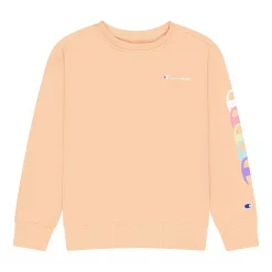Girls 7-16 Champion® Overlap Repeat Fleece Sweatshirt -Kohl's Shop 5548554 Peach
