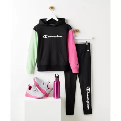 Girls 7-16 Champion® Color Block Fleece Hoodie -Kohl's Shop 5548557 ALT2