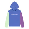 Girls 7-16 Champion® Color Block Fleece Hoodie -Kohl's Shop 5548557 Blue