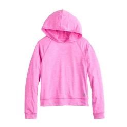 Girls 7-16 Tek Gear® Soft Tek Hoodie Tee in Regular & Plus -Kohl's Shop 5553609 Pink Trillion