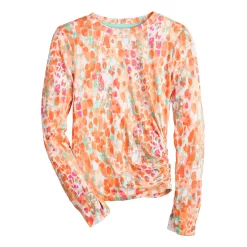 Girls 7-16 Tek Gear® Soft Tek Ruched Tee in Regular & Plus 11 Girls 7-16 Tek Gear® Soft Tek Ruched Tee in Regular & Plus -Kohl's Shop 5553729 Orange Animal