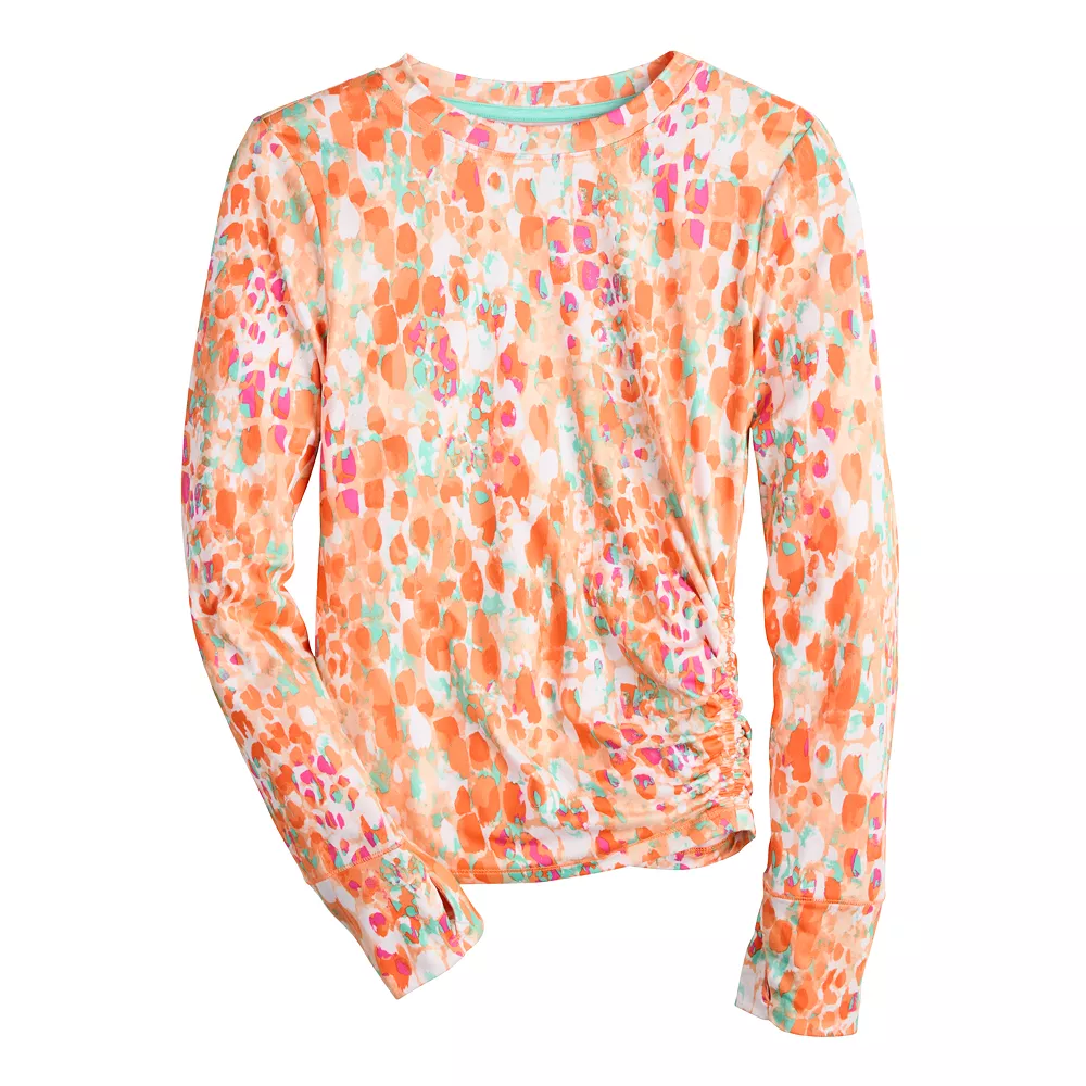 Girls 7-16 Tek Gear® Soft Tek Ruched Tee in Regular & Plus 6 Girls 7-16 Tek Gear® Soft Tek Ruched Tee in Regular & Plus - Image 4