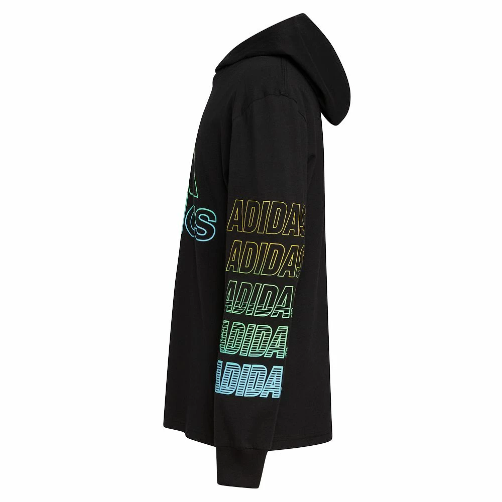 Boys 8-20 adidas Fast Hooded Tee 7 Boys 8-20 adidas Fast Hooded Tee - Image 5