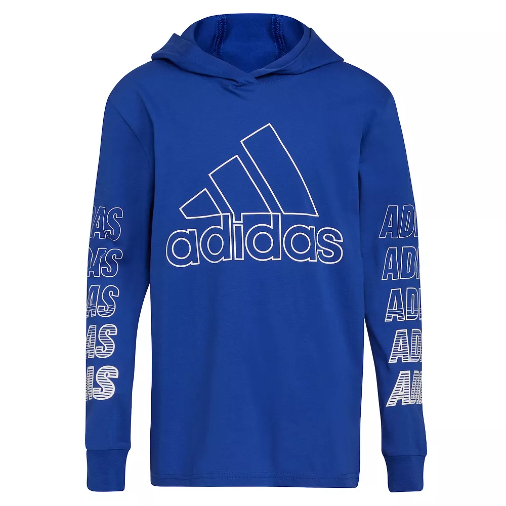 Boys 8-20 adidas Fast Hooded Tee 3 Boys 8-20 adidas Fast Hooded Tee